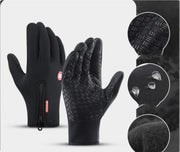Waterproof touchscreen winter gloves 