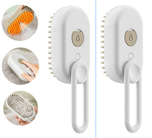 3-in-1 Steamy Hair Removal Pet Brush