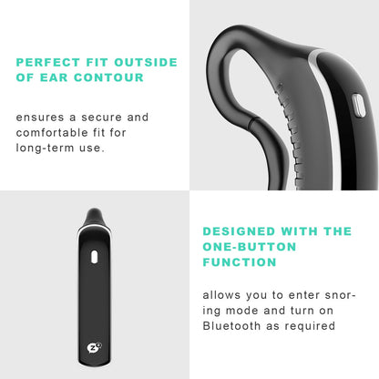 Bluetooth Anti-Snoring Earset Sleep Aid With Analyzer