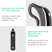 Bluetooth Anti-Snoring Earset Sleep Aid With Analyzer