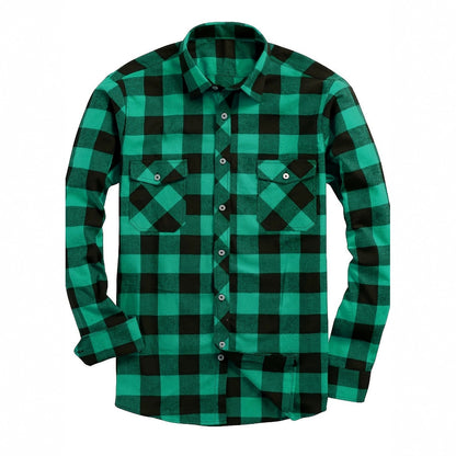 Flannel Plaid Shirt For Men All Seasons