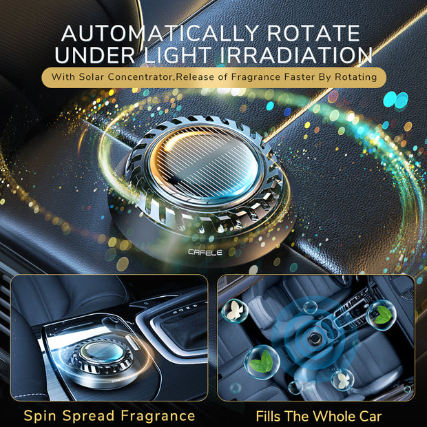 Solar Car Aromatherapy Perfume with Smart Sensor Design