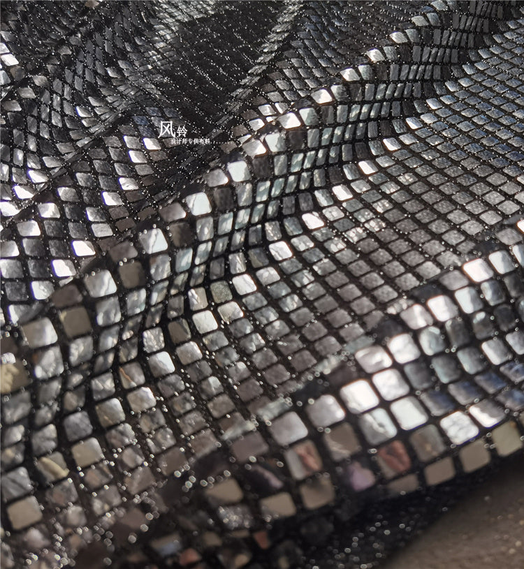 Designer Laser Clothing Bag Fashion Catwalk Wedding Mirror Fabric