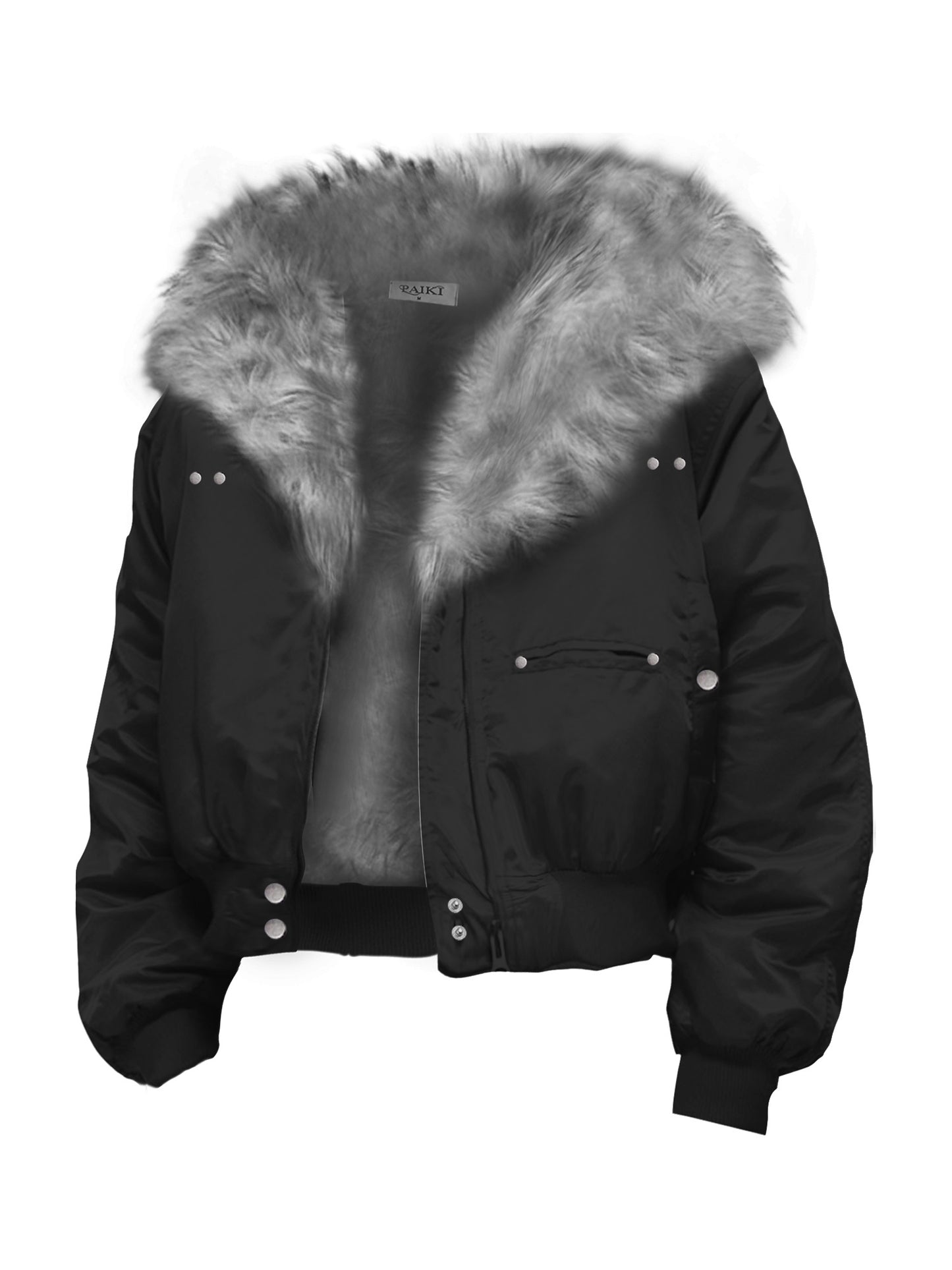 Mountain Carving Mink Fur Air Force Jacket Autumn And Winter